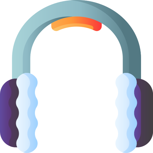 protetores de ouvido 3D Basic Gradient Ícone