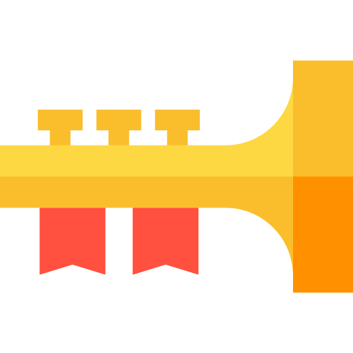 Trumpet Basic Straight Flat icon