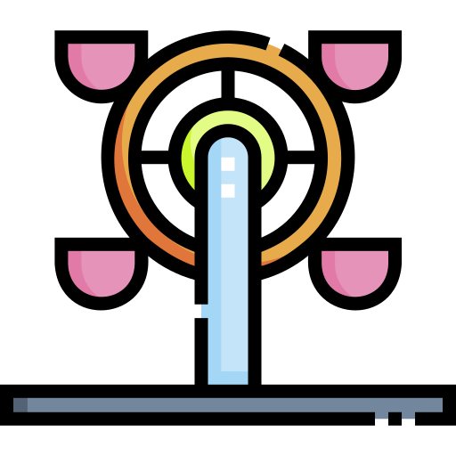 観覧車 Detailed Straight Lineal color icon