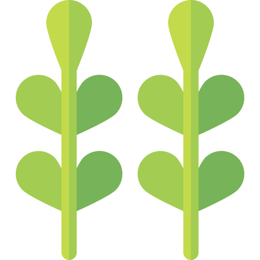 plante Basic Rounded Flat Icône