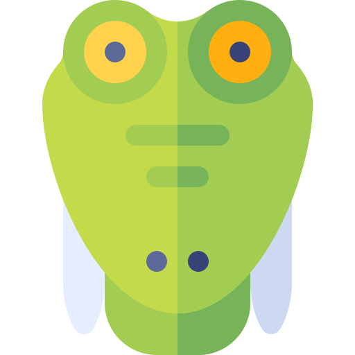 krokodyl Basic Rounded Flat ikona