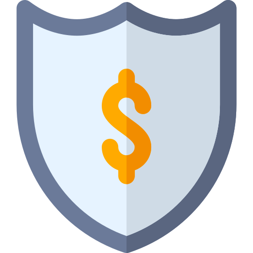 Защитный платеж Basic Rounded Flat иконка