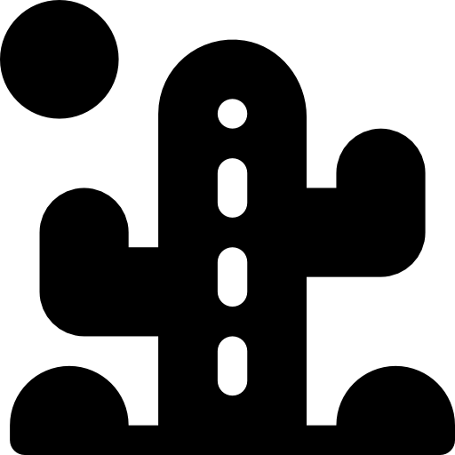 cactus Basic Rounded Filled icono