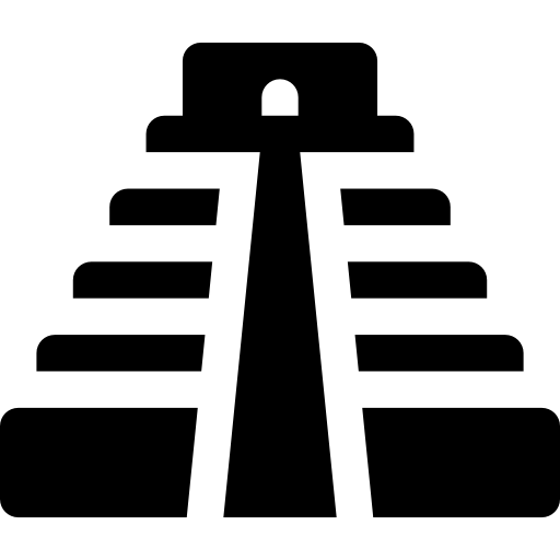 Pyramid Basic Rounded Filled icon