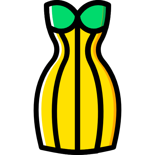 vestito Basic Miscellany Yellow icona