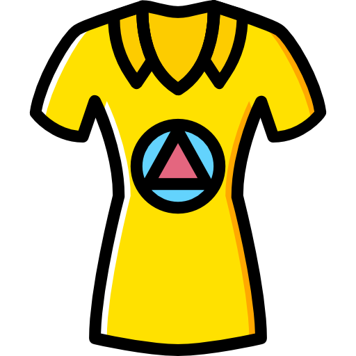 shirt Basic Miscellany Yellow icoon