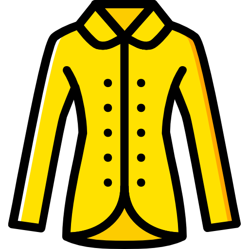 Coat Basic Miscellany Yellow icon
