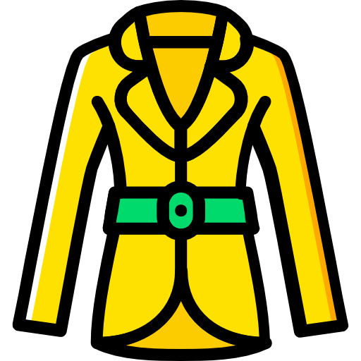 Coat Basic Miscellany Yellow icon