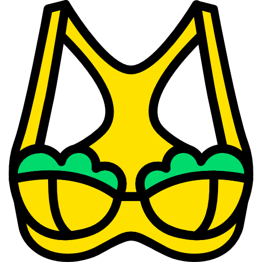 Brassiere Basic Miscellany Yellow icon