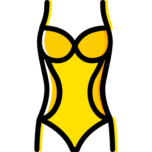 traje de baño Basic Miscellany Yellow icono