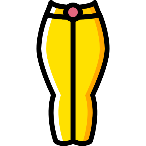 un pantalon Basic Miscellany Yellow Icône