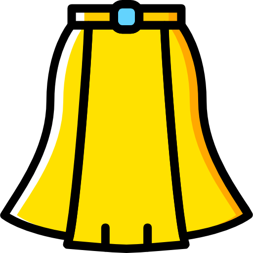 falda Basic Miscellany Yellow icono