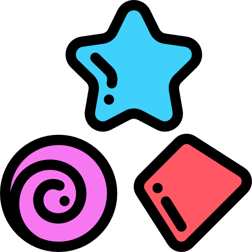 Candies Detailed Rounded Lineal color icon