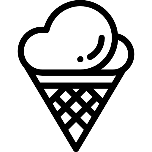 아이스크림 Detailed Rounded Lineal icon