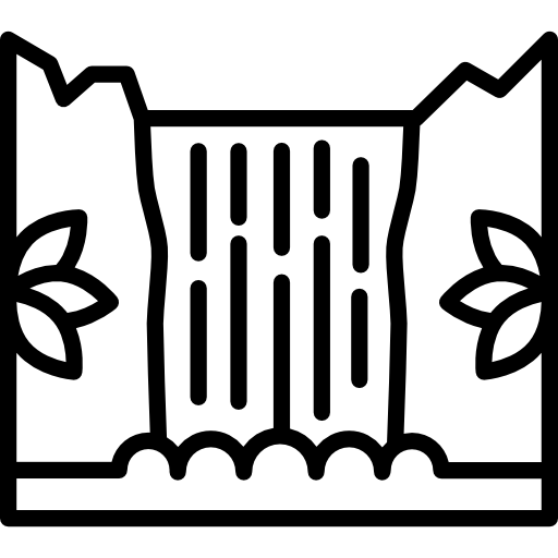 wodospad Special Lineal ikona