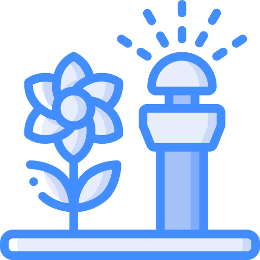 Flower Basic Miscellany Blue icon