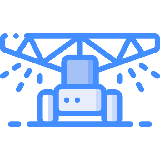 Sprinkler Basic Miscellany Blue icon