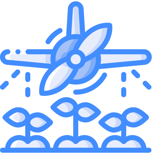 Aeroplane Basic Miscellany Blue icon
