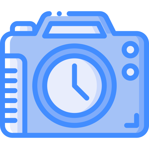 カメラ Basic Miscellany Blue icon