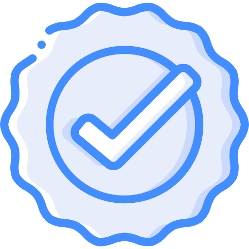 Stamp Basic Miscellany Blue icon