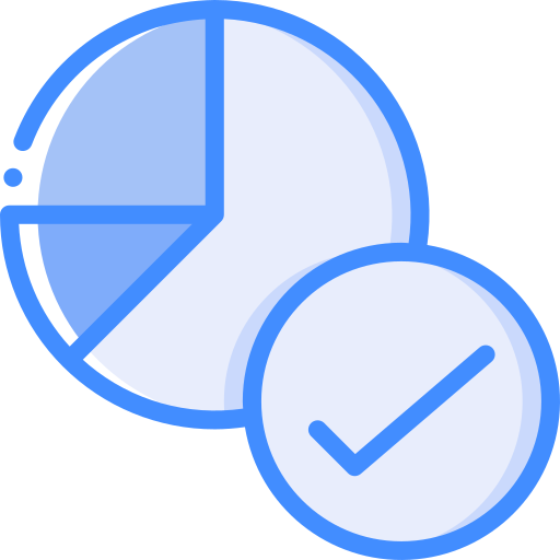 gráfico circular Basic Miscellany Blue icono