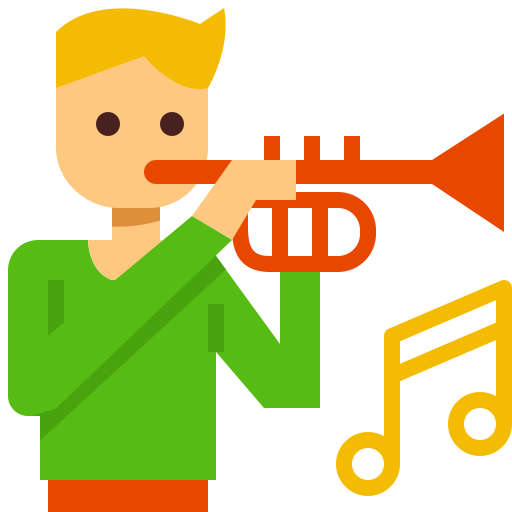 trompete Mangsaabguru Flat icon