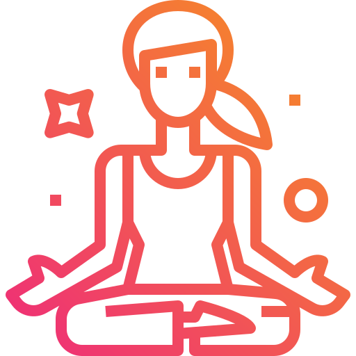 yoga Mangsaabguru Lineal Gradient icono