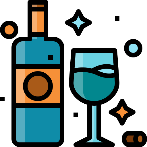 wino Mangsaabguru Lineal Color ikona