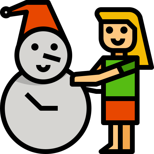 Снеговик Mangsaabguru Lineal Color иконка