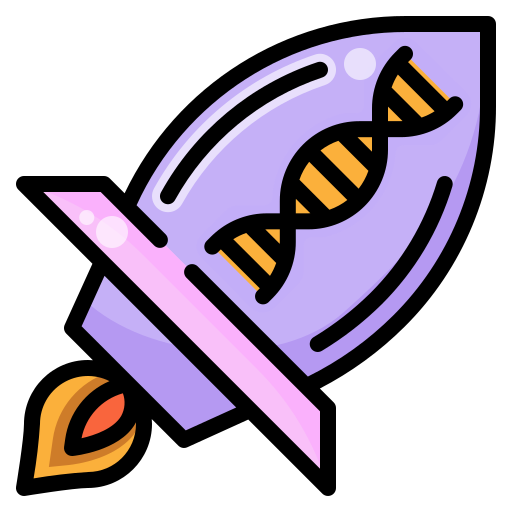Genetic engineering dDara Lineal Color icon
