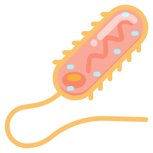 bacteriën dDara Flat icoon