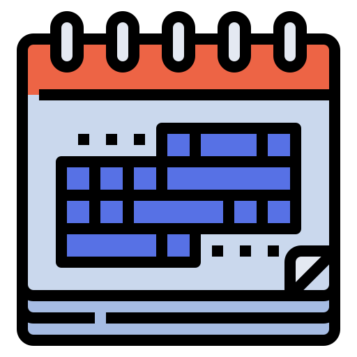 kalendarz Ultimatearm Lineal Color ikona