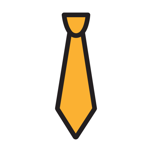 gravata Generic Outline Color Ícone