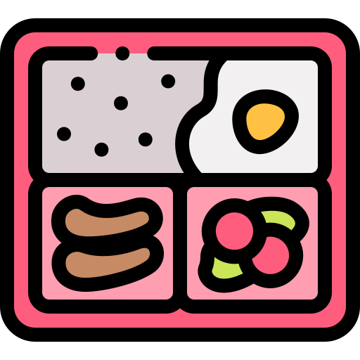 bento Detailed Rounded Lineal color icon