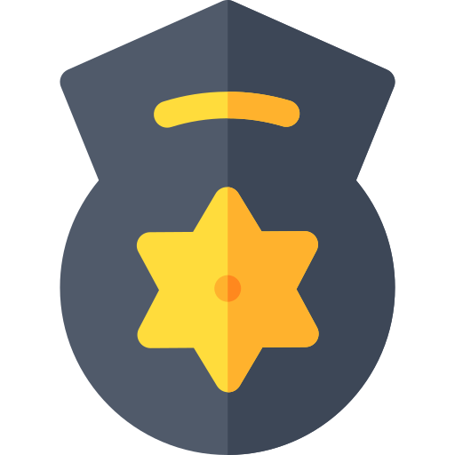 Police Basic Rounded Flat icon