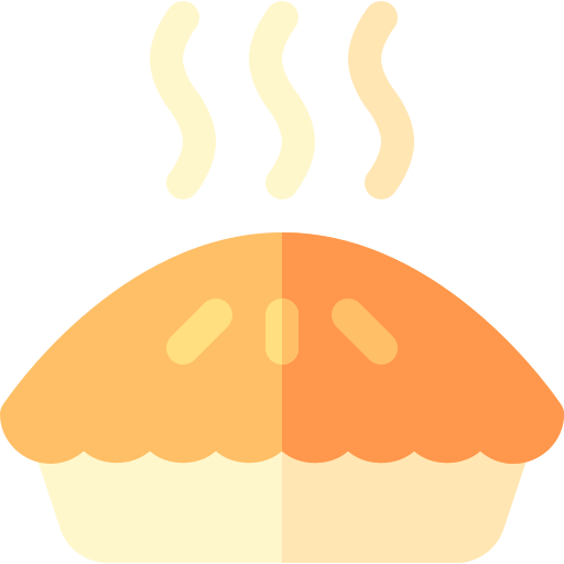 torta di mele Basic Rounded Flat icona