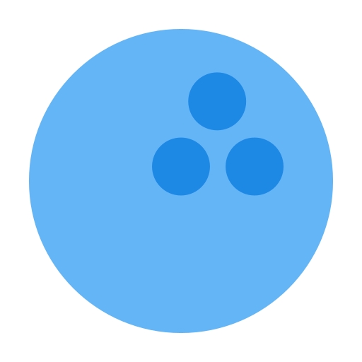 kula do kręgli Generic Blue ikona