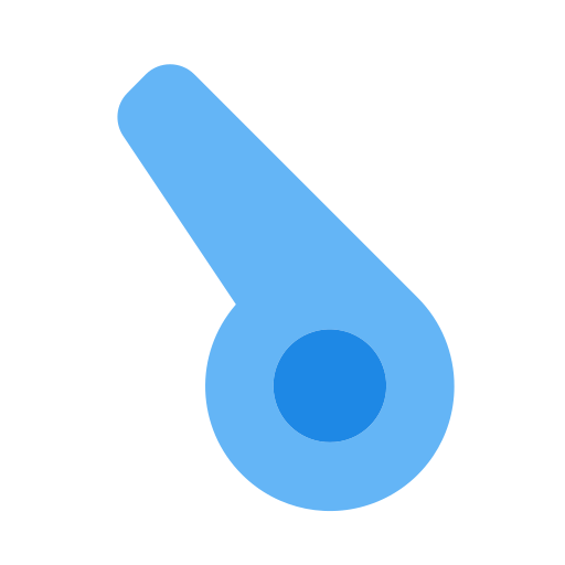 Whistle Generic Blue icon