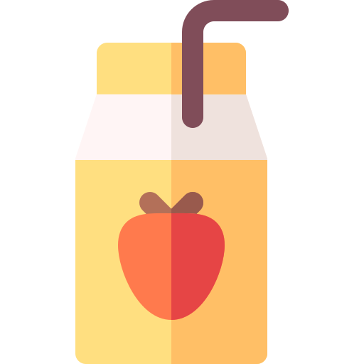zumo de frutas Basic Rounded Flat icono