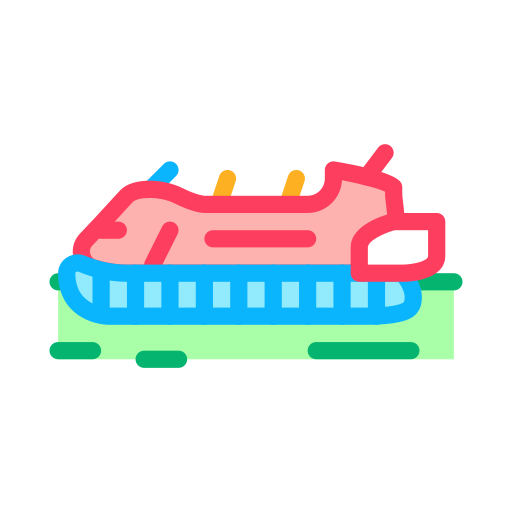 Hovercraft Generic Outline Color icon