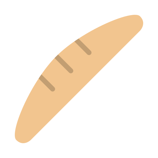 baguette Generic Flat icona