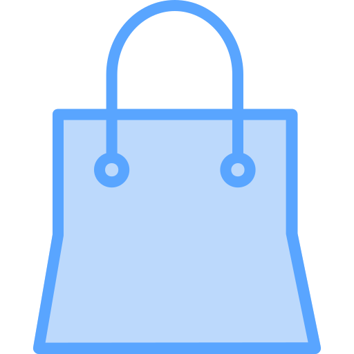 Shopping bag Generic Blue icon