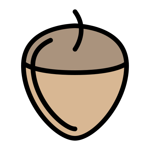 Acorn Generic Outline Color icon