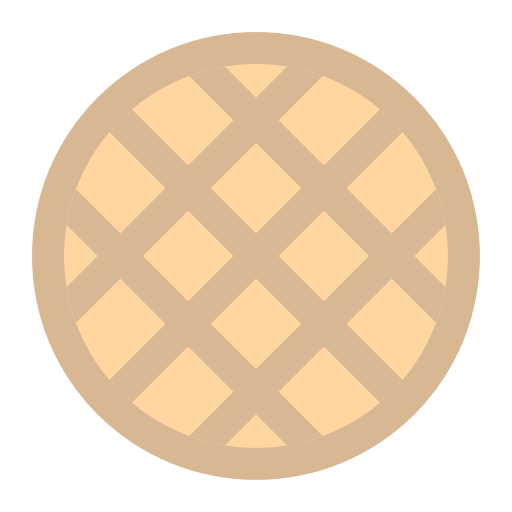 Waffle Generic Flat icon