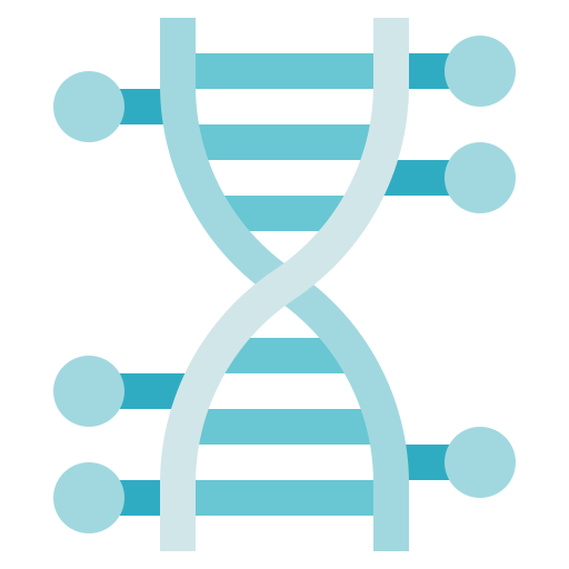 유전학 Generic Blue icon