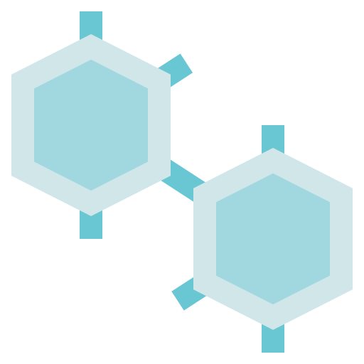 molécule Generic Blue Icône