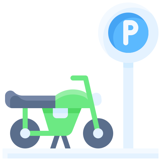 motorradparken Generic Flat icon