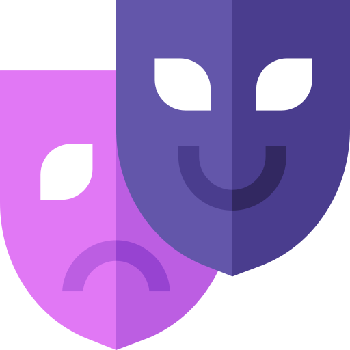 Carnival masks Basic Straight Flat icon
