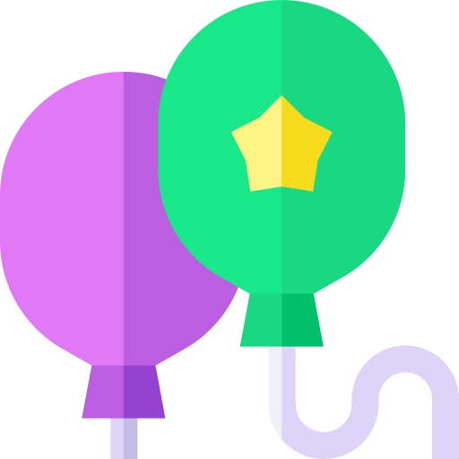 ballonnen Basic Straight Flat icoon