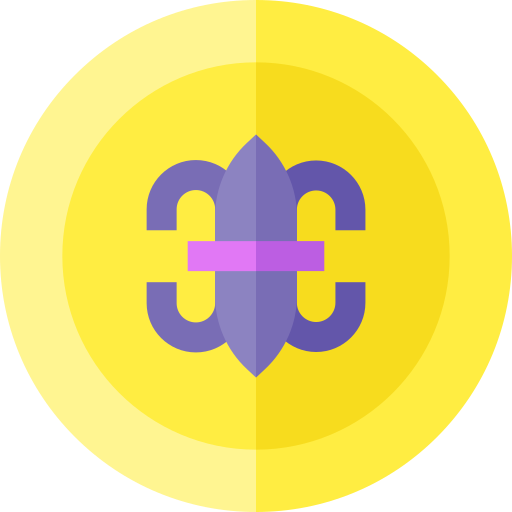 Doubloon Basic Straight Flat icon
